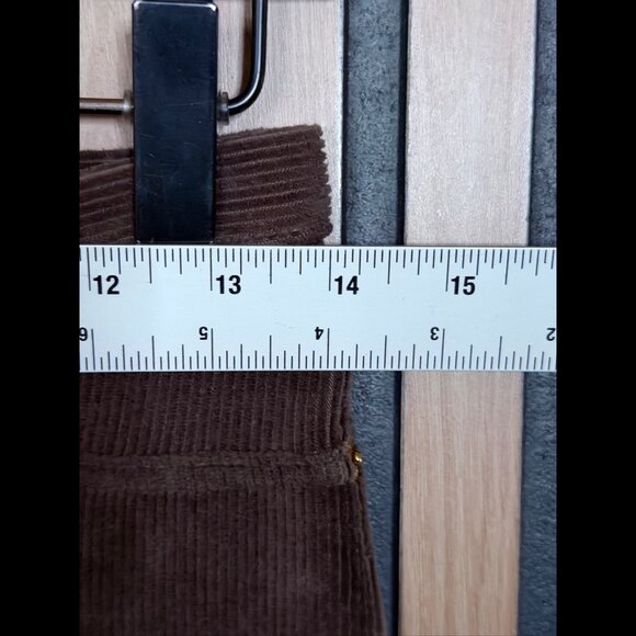 Michael Kors Pants Small Womens Brown Pull On Corduroy Stretch Skinny Mid Rise - Picture 3 of 10